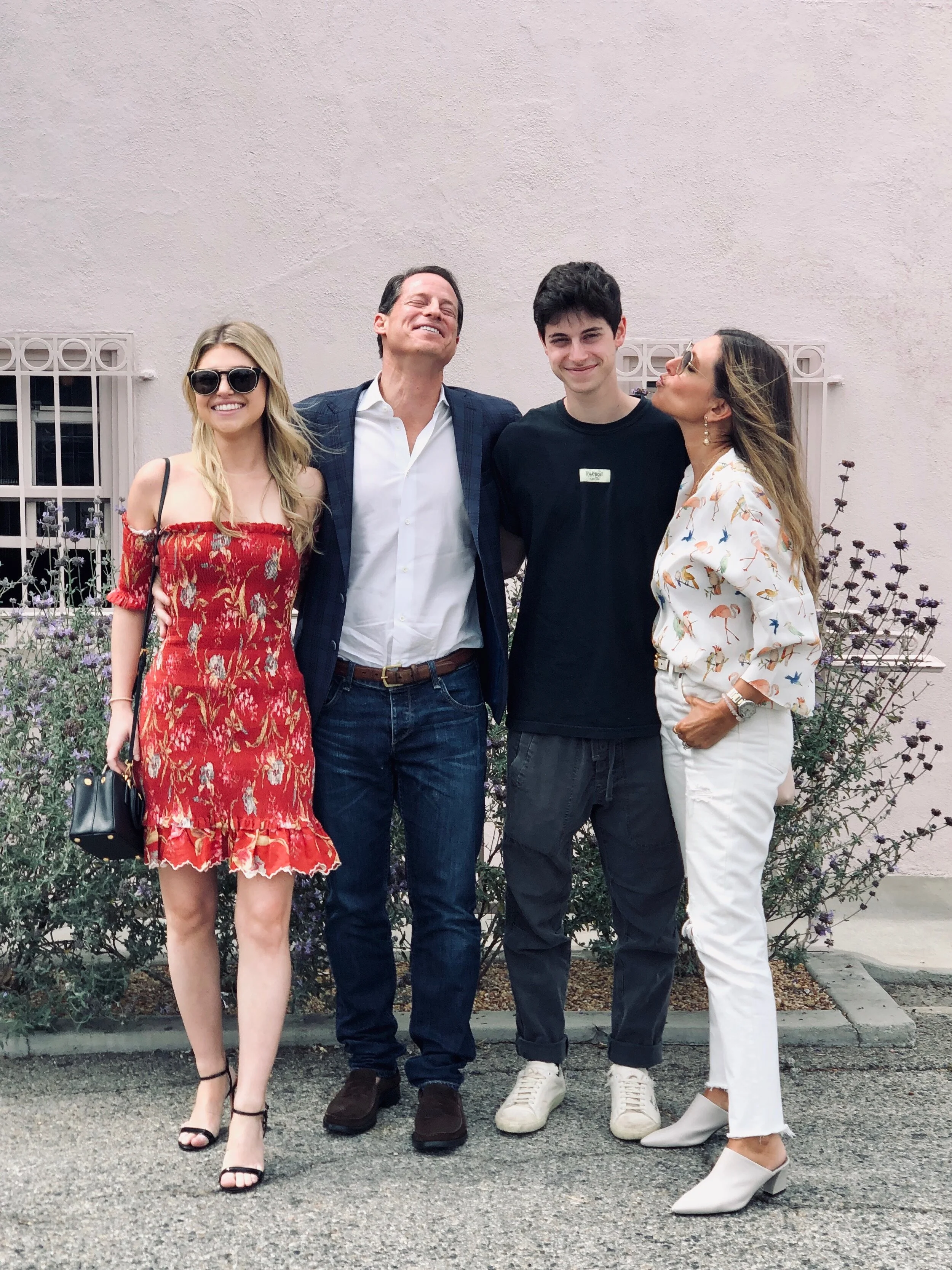 With the family, May 2019. Rachel Meyers, Michael Meyers, Alex Meyers