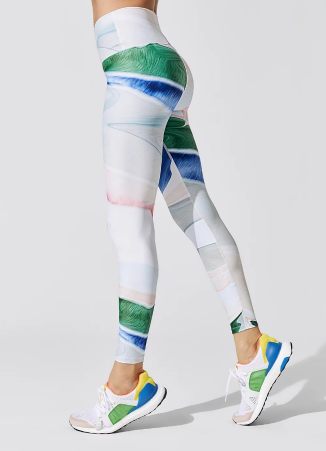 SHOP Carbon38 Marble High-Rise Leggings
