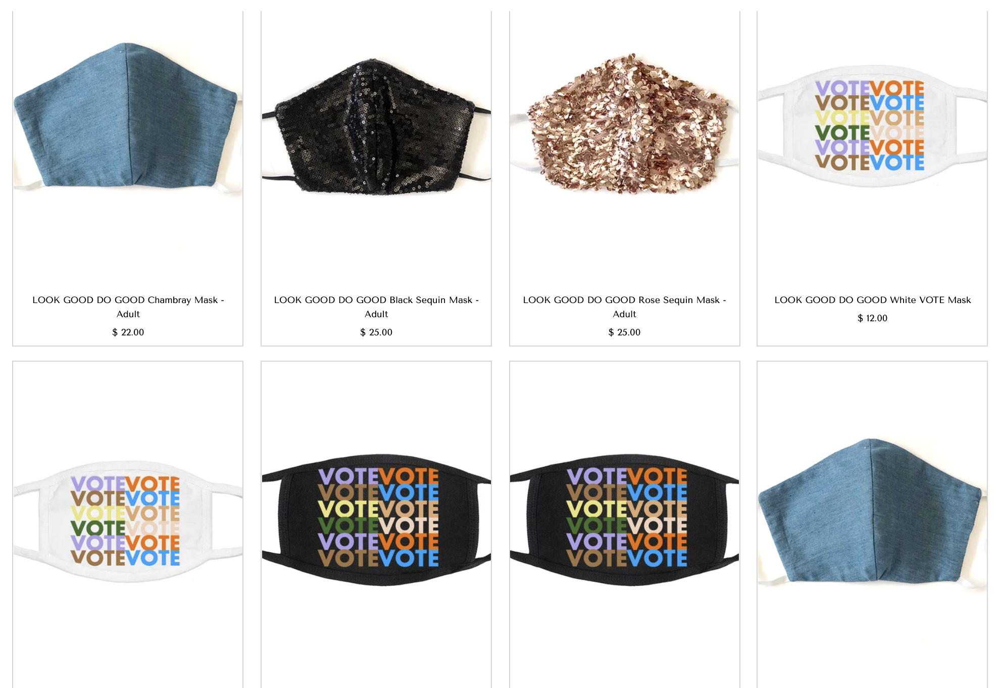 SHOP Ripley Rader Look Good Do Good Masks