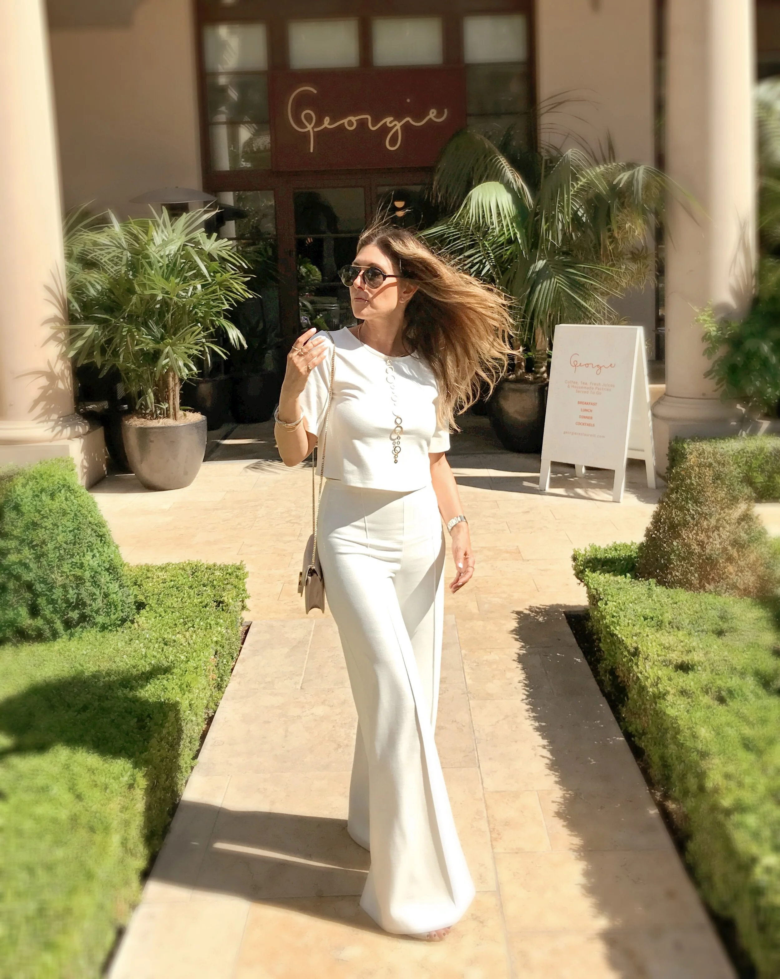 SHOP Ripley Rader Off-White Wide Leg Pant