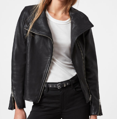 SHOP AllSaints Leather Biker Jacket