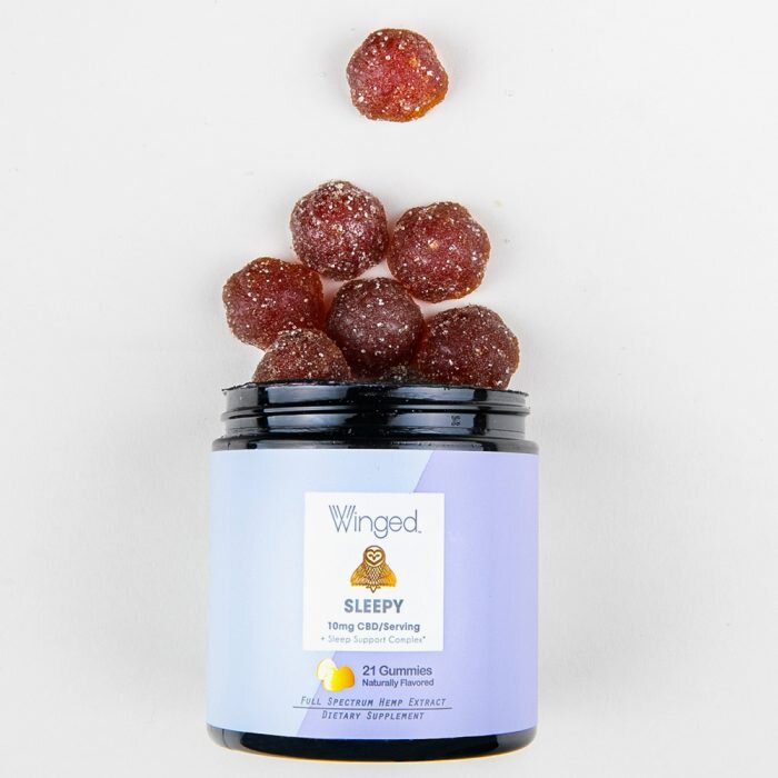 Winged Sleepy CBD Gummies - Uniquely formulated for women, sleepy gummies combine CBD, Evening Primrose Oil, Melatonin and more for a good night’s rest. Winged Relaxation CBD Gummies - Non-drowsy gummies combine CBD, Evening Primrose Oil, Chamomile, Lemon Balm and L-Theanine to help calm your mind and ease tension. Use code Glowgirl15 for 15% off.
