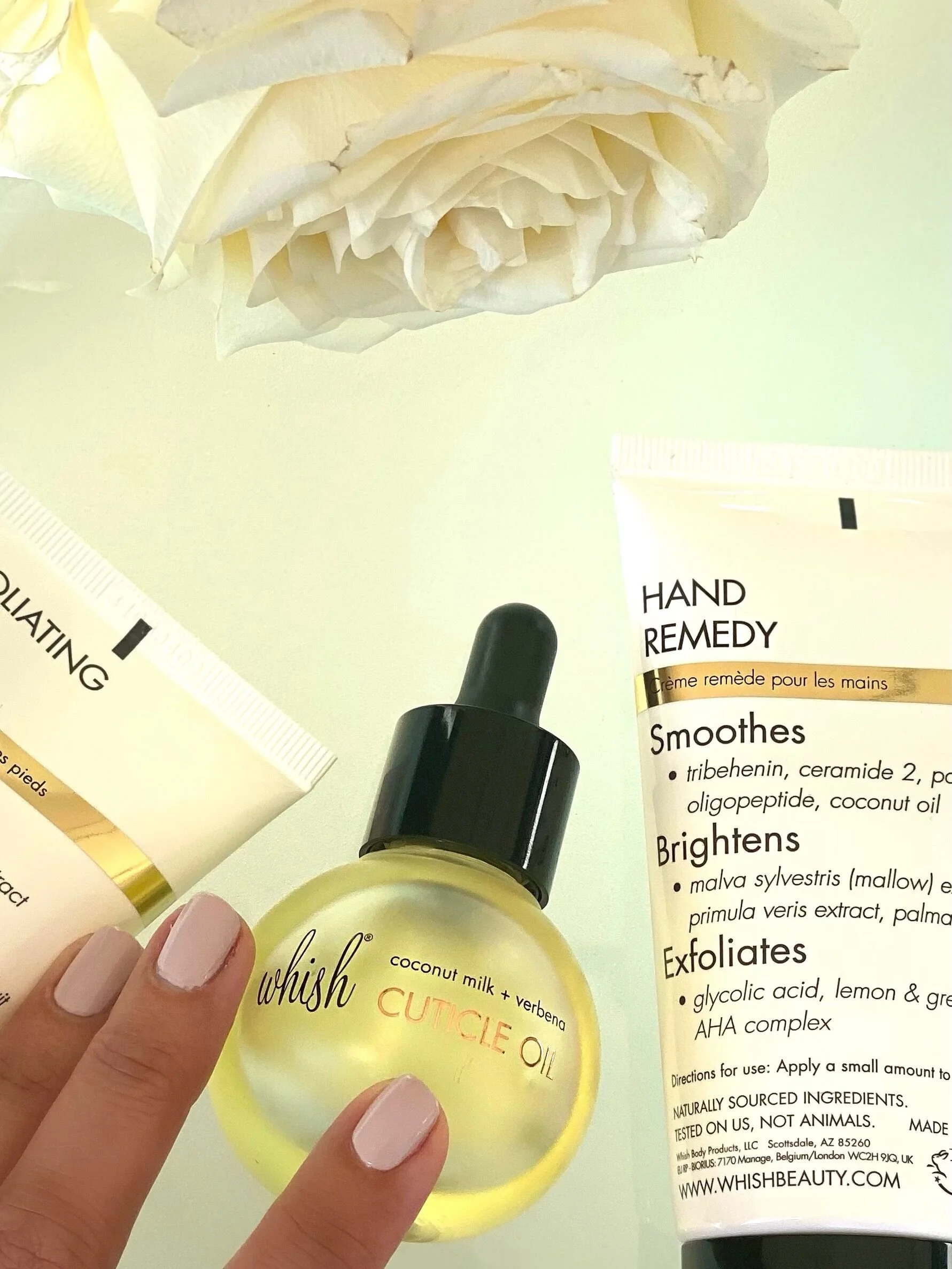 SHOP Whish Cuticle Oil and Hand Remedy.