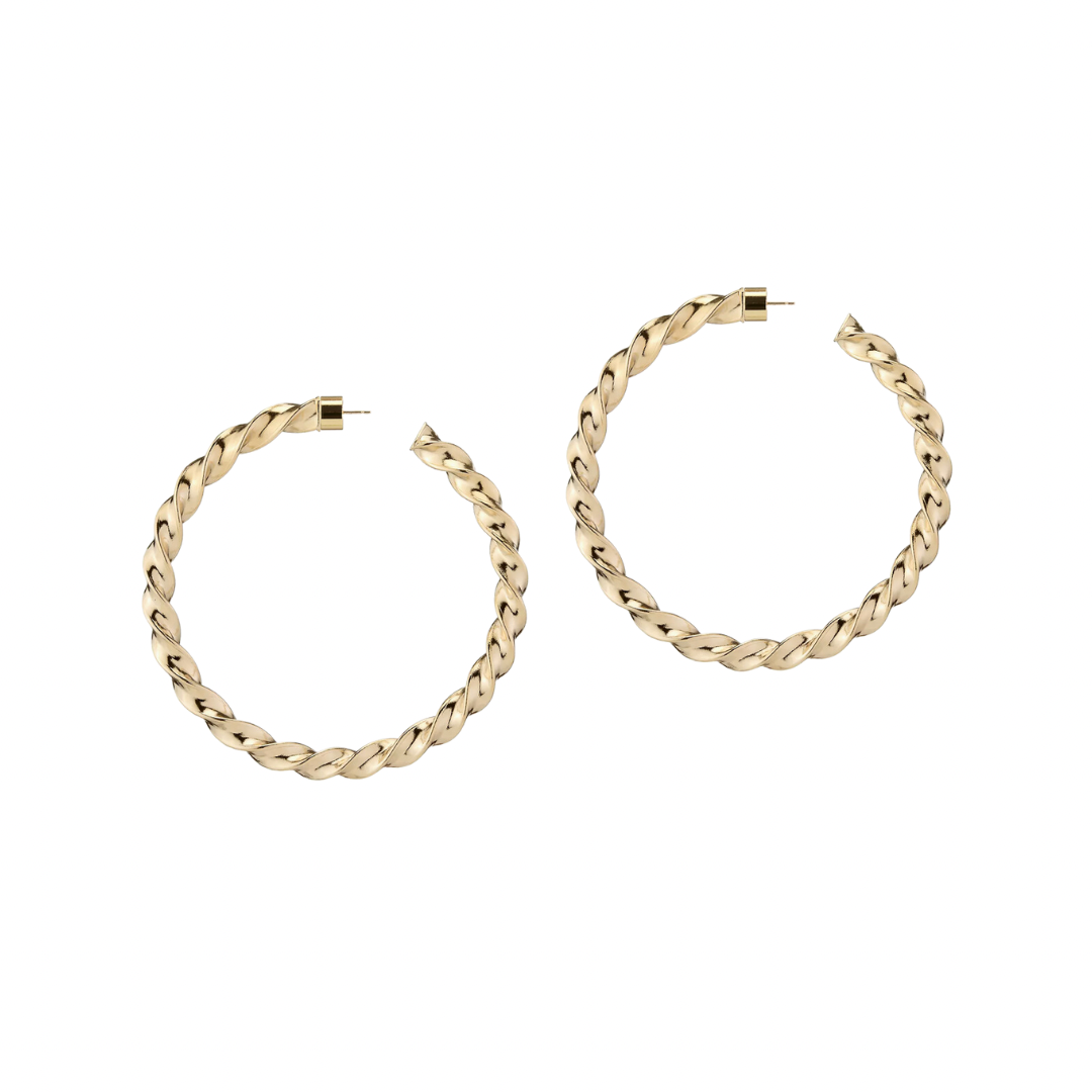 Jennifer Fisher Twisted Hoops