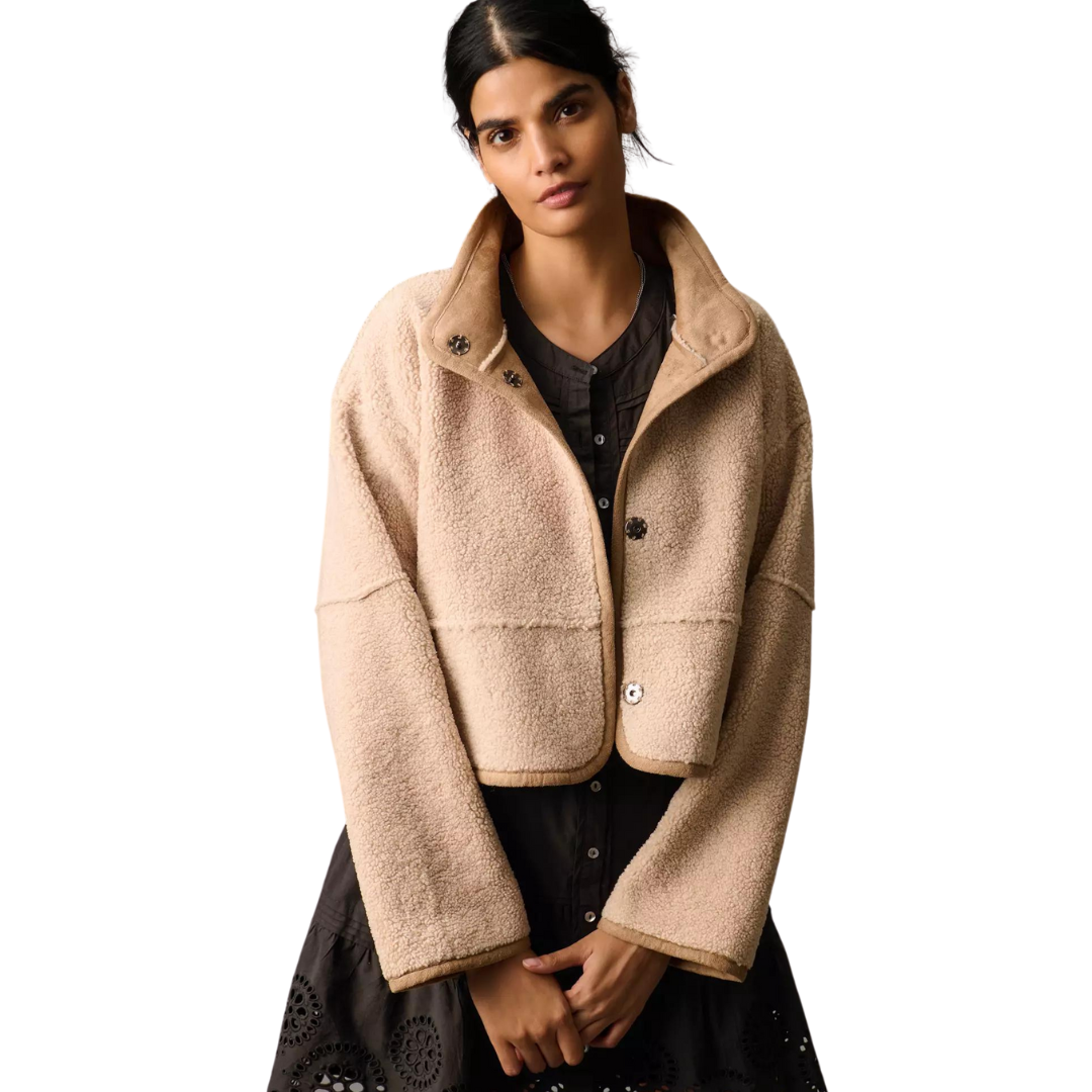 Reversible Cropped Sherpa