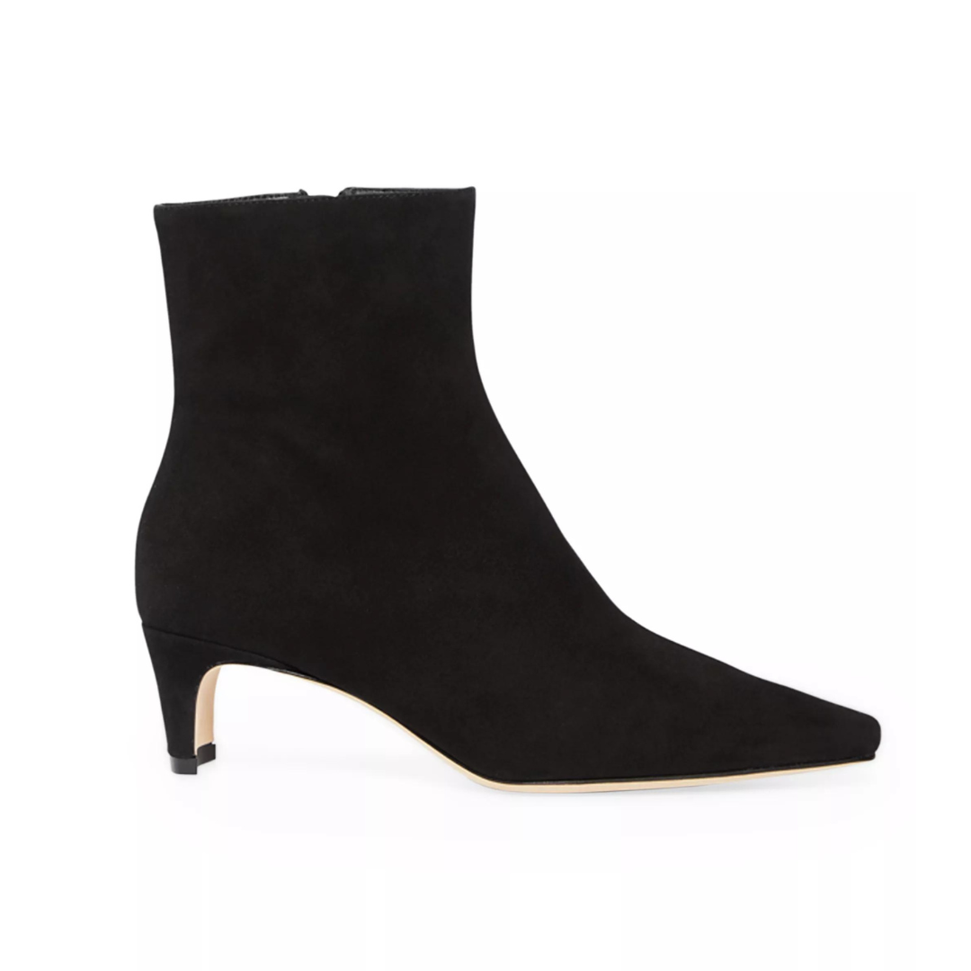 STAUD Suede Ankle Boots