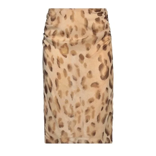 Celine Leopard Skirt