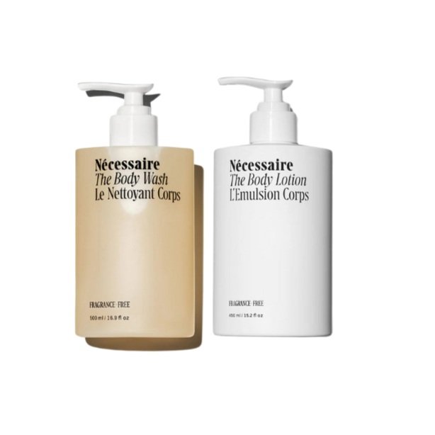 Necessaire Body Wash &amp; Moisturizer Duo