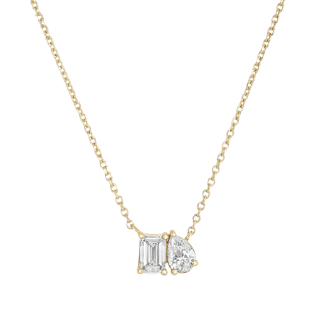 Toi et Moi Diamond Necklace