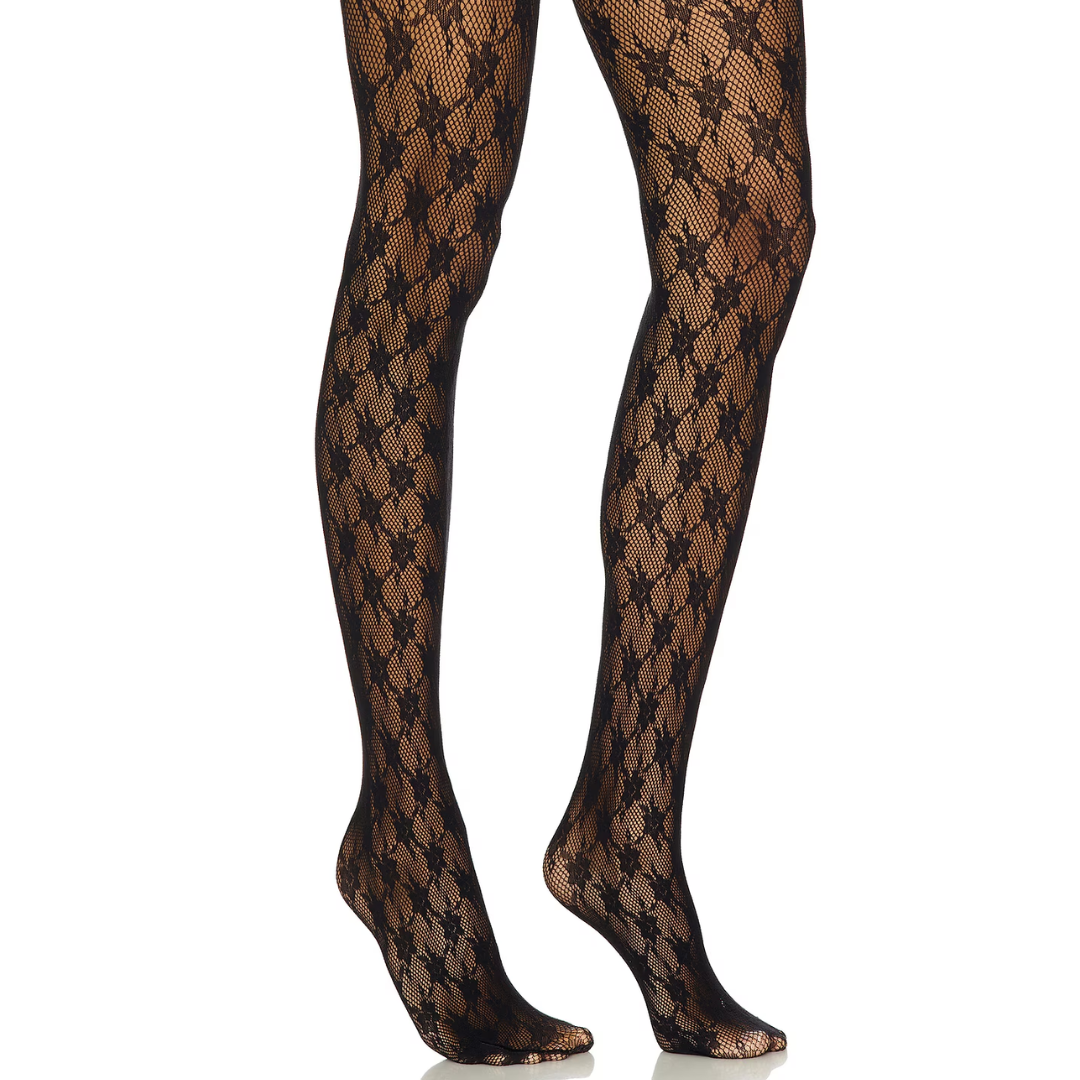 Wolford Rose Tights in Black