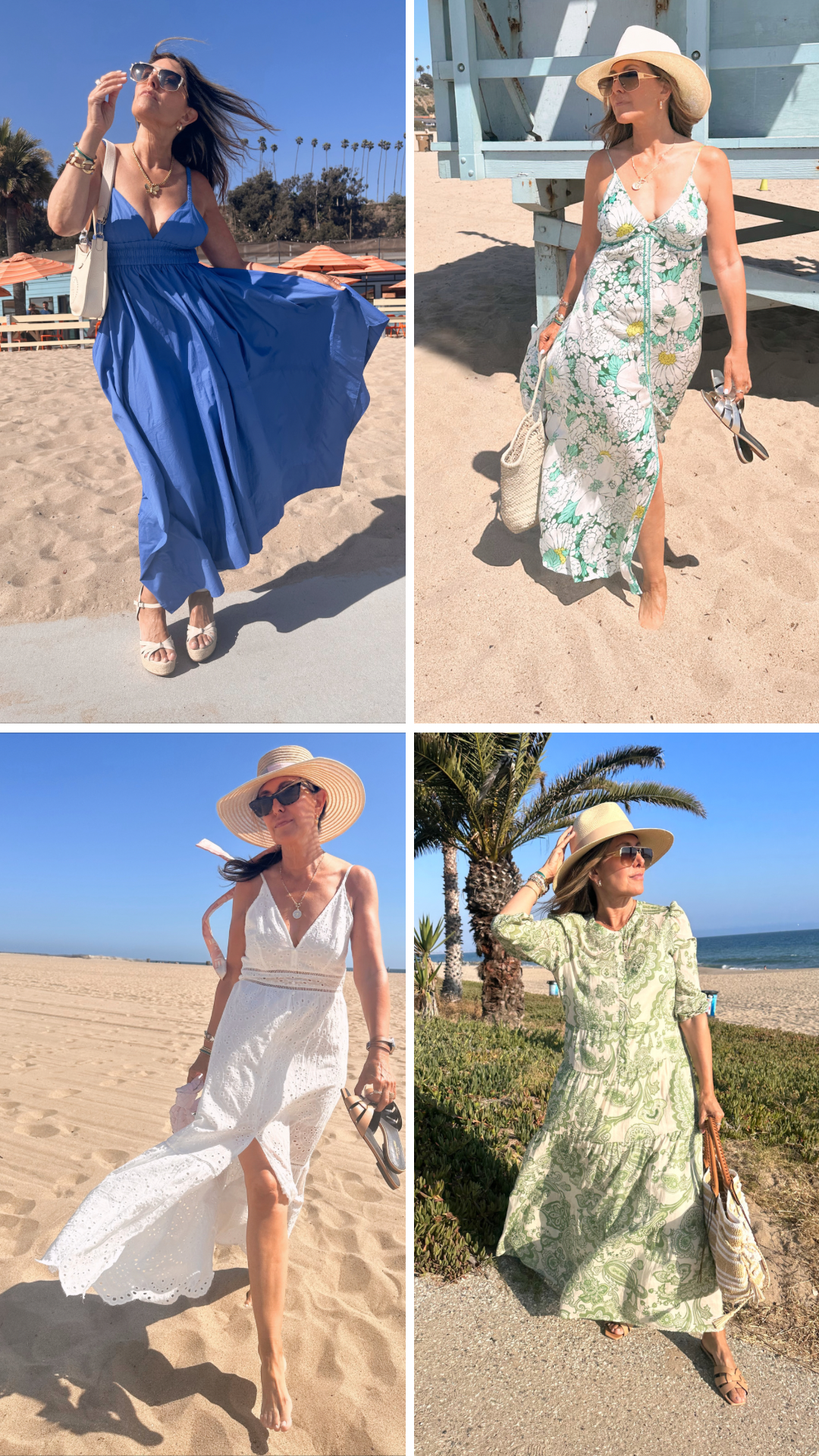 Buy Women Summer Sleeveless Cotton Long Loose Side Slit Halter Maxi Beach  Dresses Maroon L at Amazon.in