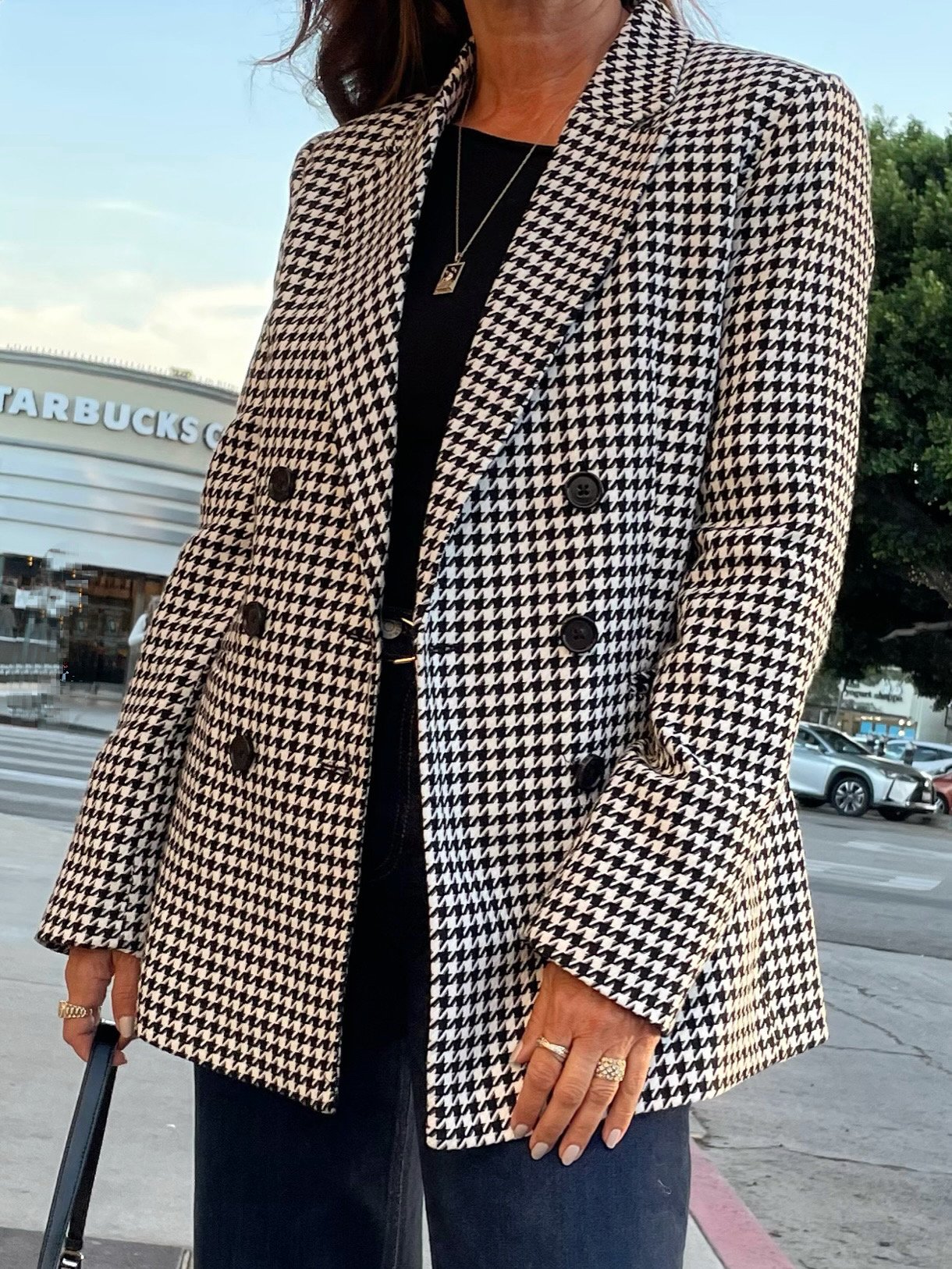 Transition Into Spring With This Houndstooth Blazer — The Glow Girl by  Melissa Meyers