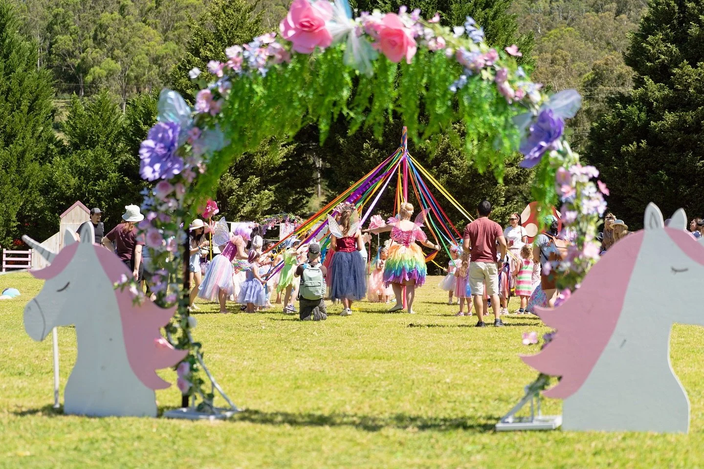 The Illawarra turned magical this weekend at the @adorableunicornfestival! 🦄✨hosted by @adorable_pony_parties in Calderwood. 

A celebration of colour, creativity, and community &mdash; to the joyful laughter echoing across the fields from the kids 