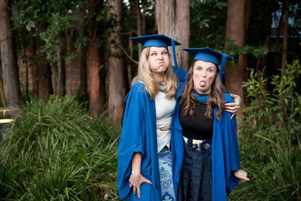 Fairy Carolynn and CLaire Graduation 1 Funny Face.jpg