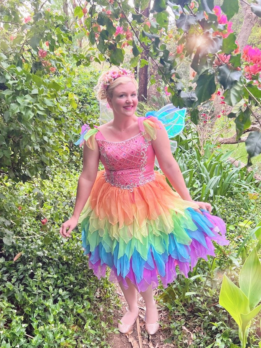 rainbow fairy dress up Rainbow Fairy Women's Costume State Fair Seasons