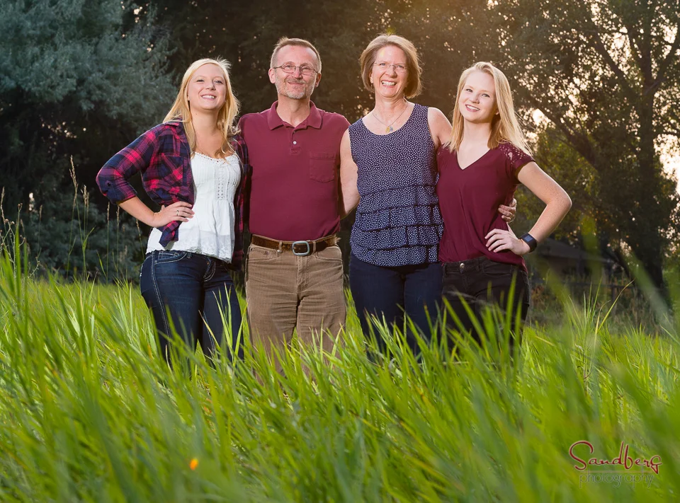 Previewing a few photos from the Shrum Family portrait session