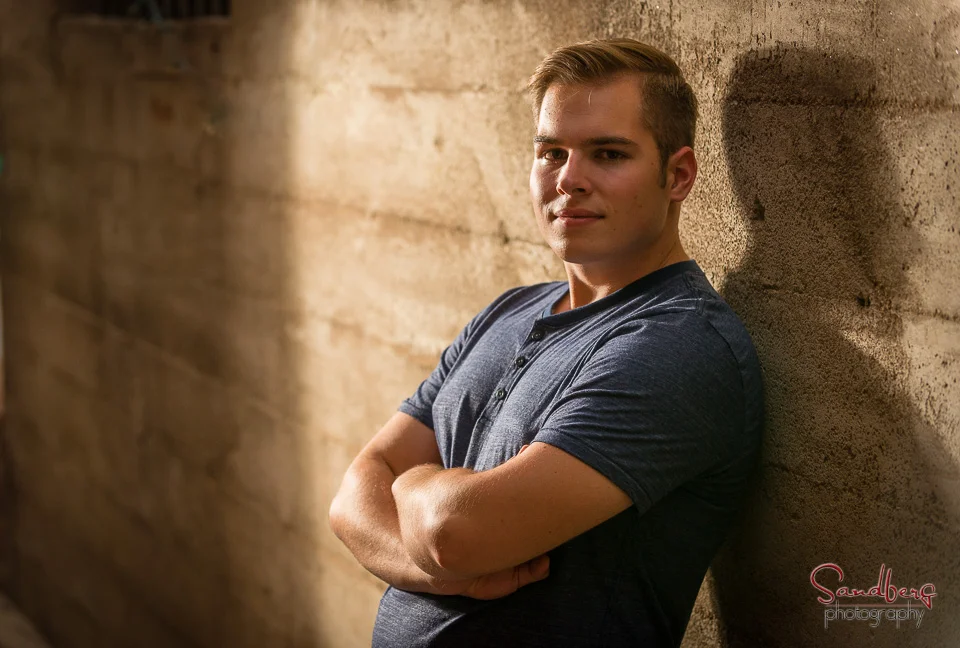 A fun senior session in Old Town with Jack