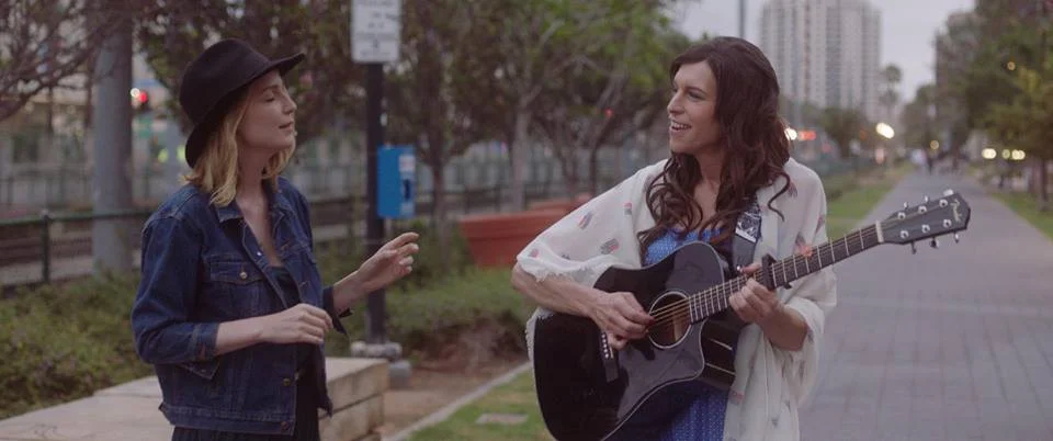 Rachel Crowl (EVE) and Tania Nolan (ALYSSA) in AND THEN THERE WAS EVE