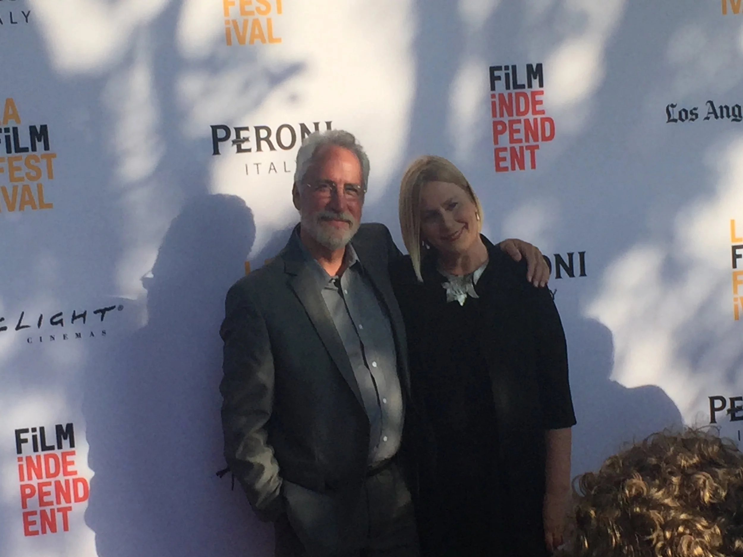 Screenwriter (Left) Garry Williams and Author (Right) Sarah Weeks