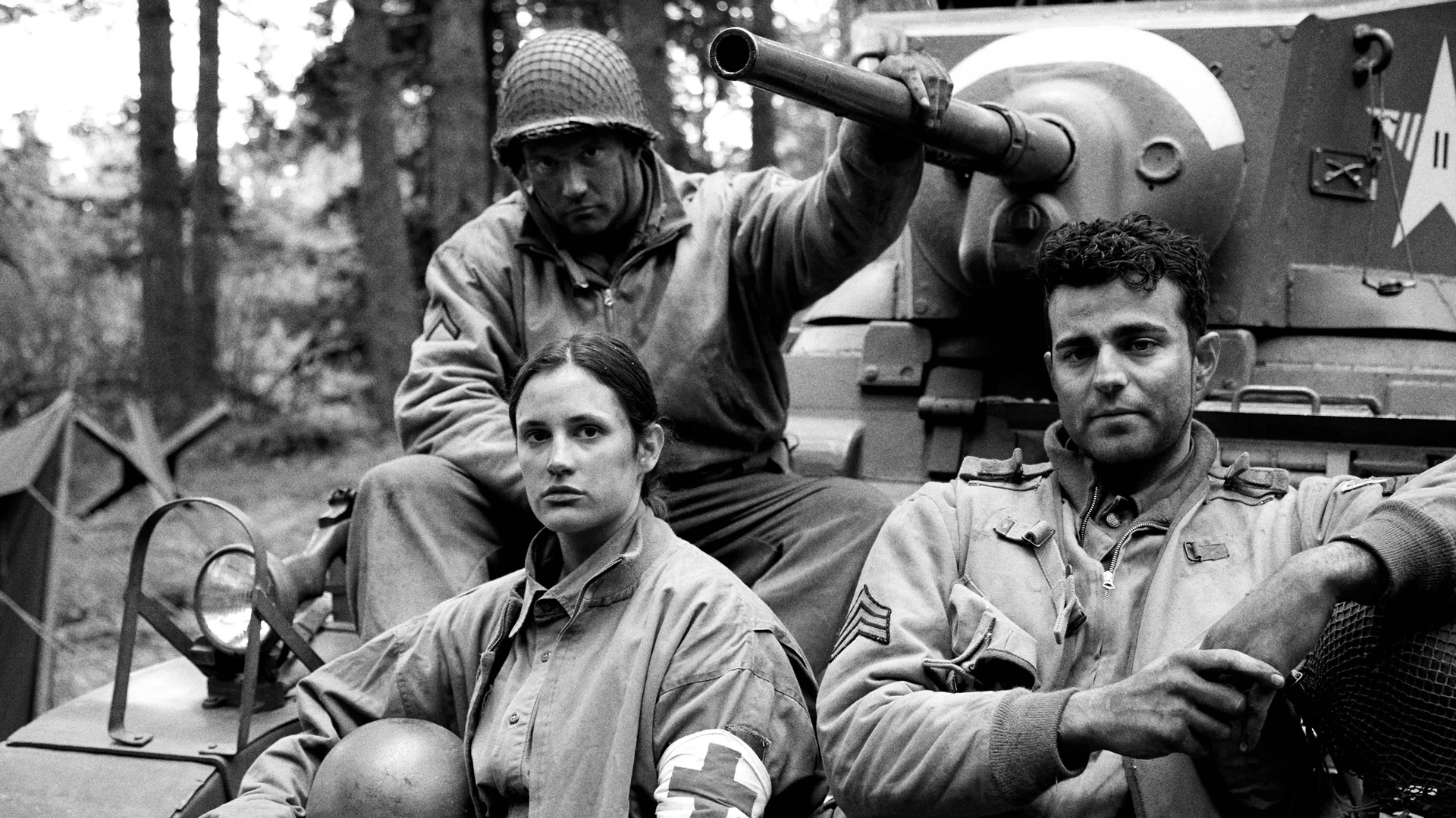 On right Aidan Bistow, Kate Conway on left center, and Matthew James McCarthy on top left.