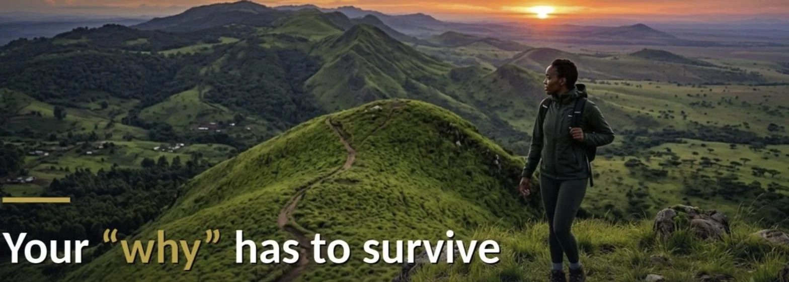 Your “why” has to survive the climb
