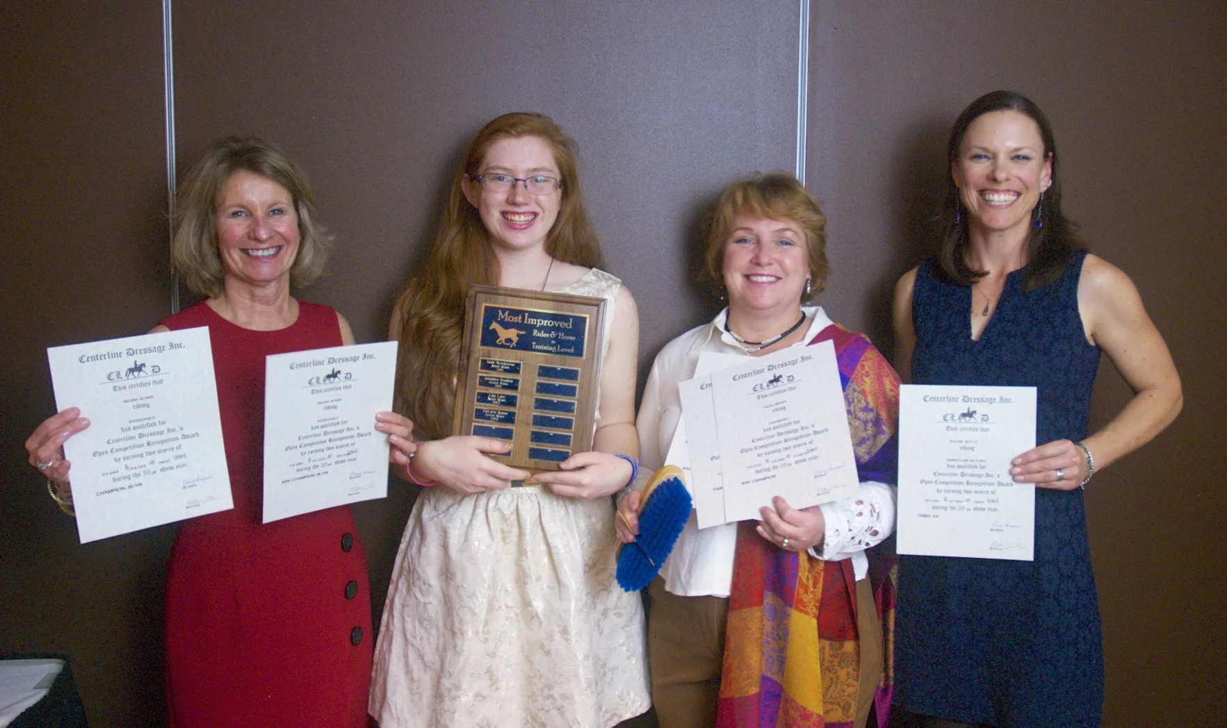 Chrissie Moran, Helena Rosse, Paula Briney, & Rachel Boyce