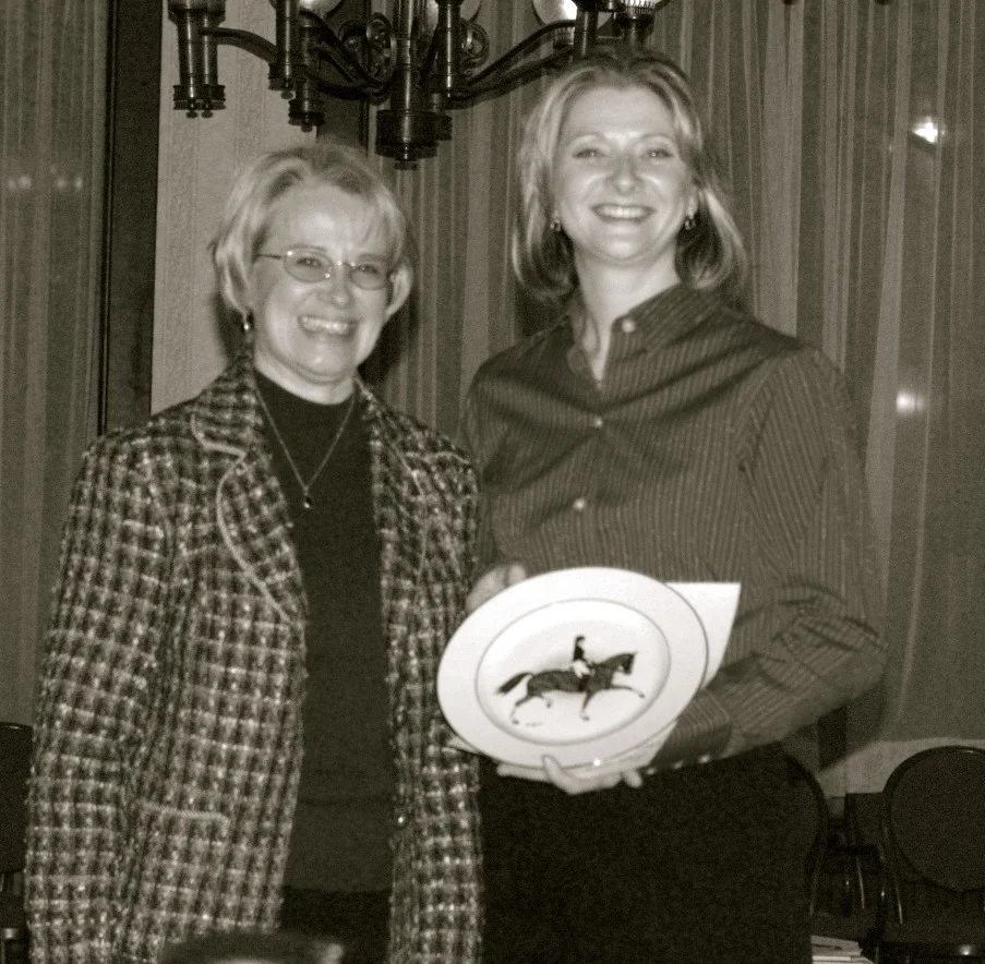 Judy Sunder with CLD President Tracey Walker