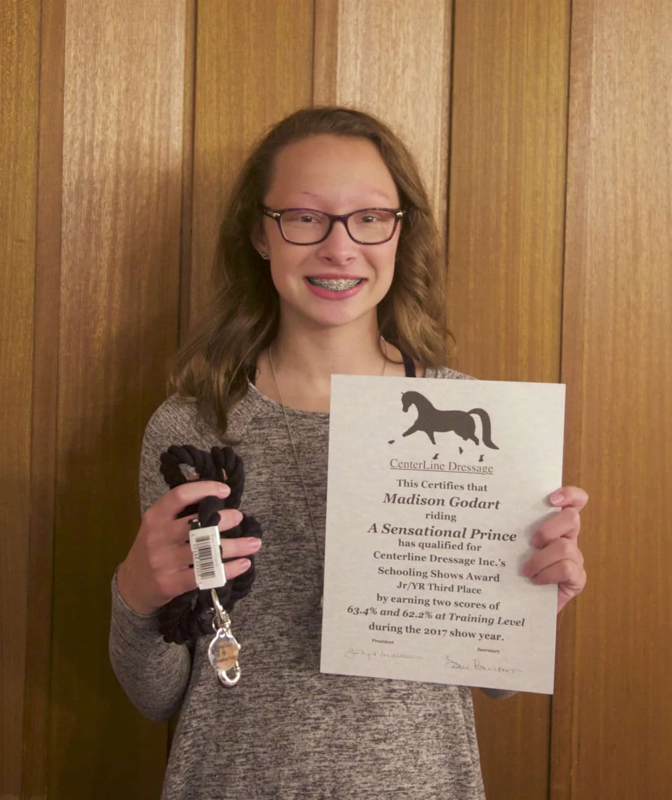 Madison Godart, Training Level Schooling Third Place Jr/YR