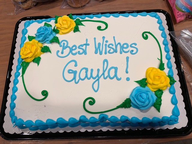 So Long, Gayla & thanks