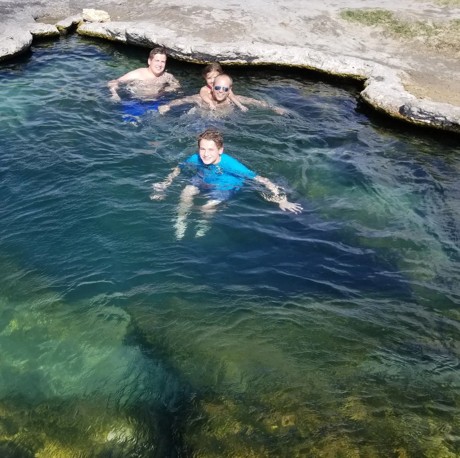Meadow Hot Springs! Seriously, it's a hole in the middle of NOWHERE! We loved it! What did you do this weekend? 