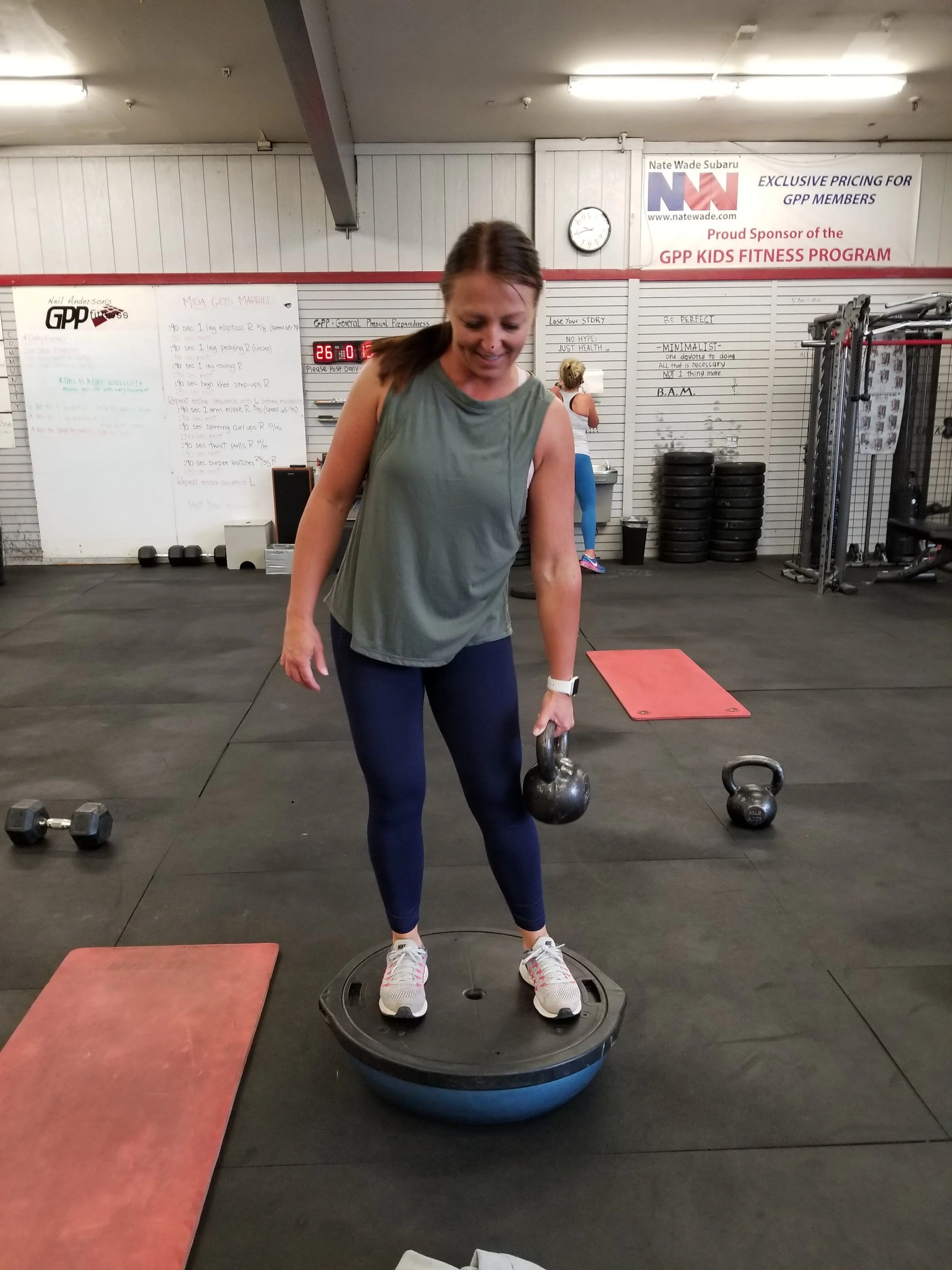 Chantel making those tick-tocks a little more tricky!