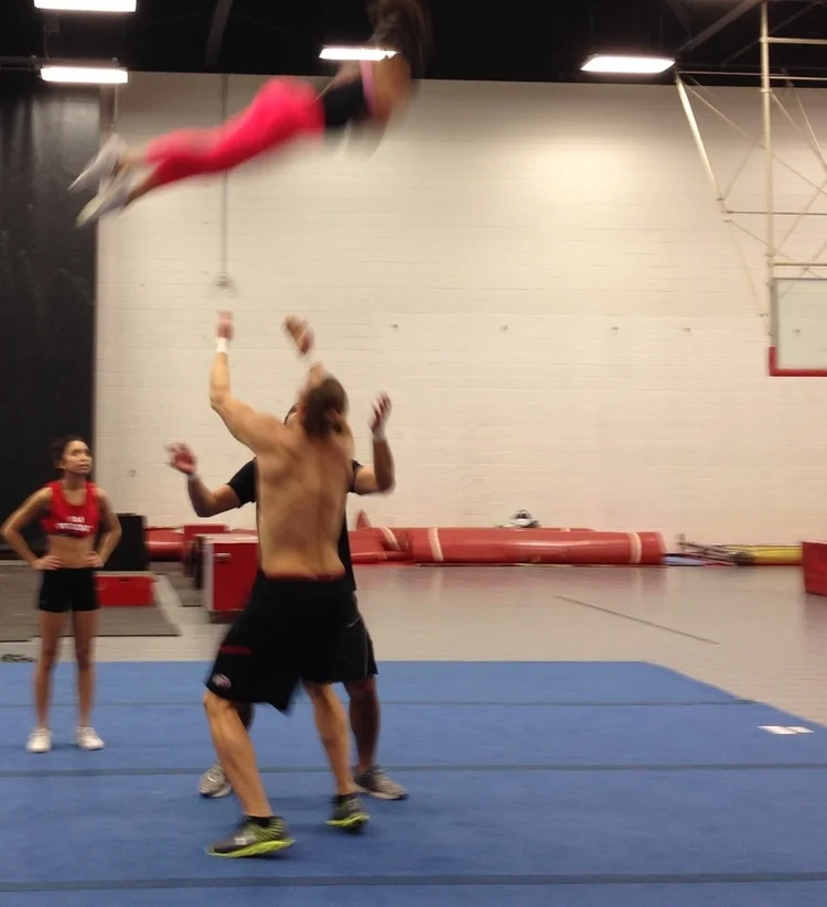 U of U Cheer Team (team trainer 3 yrs)