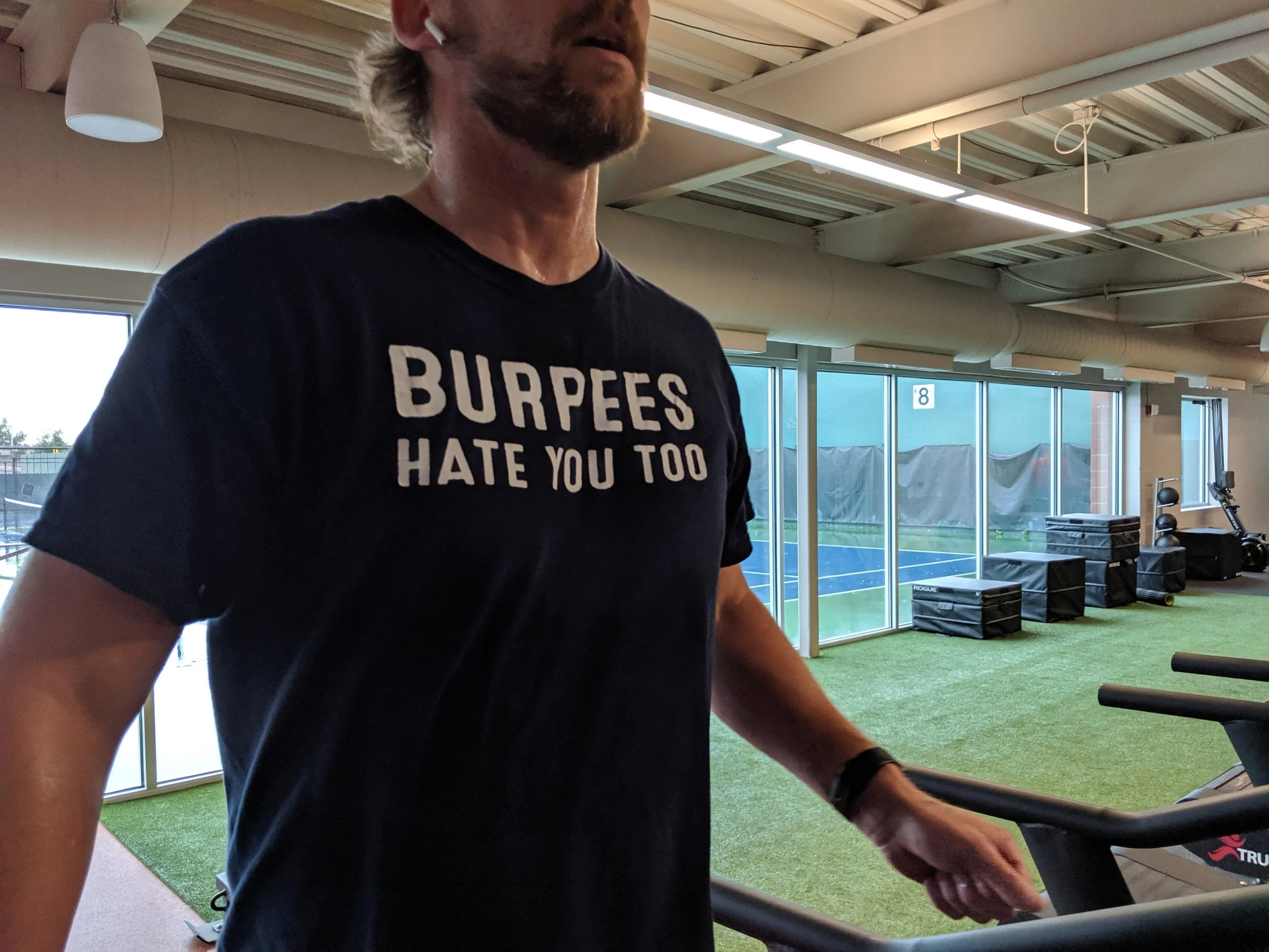 Scott knows burpees!