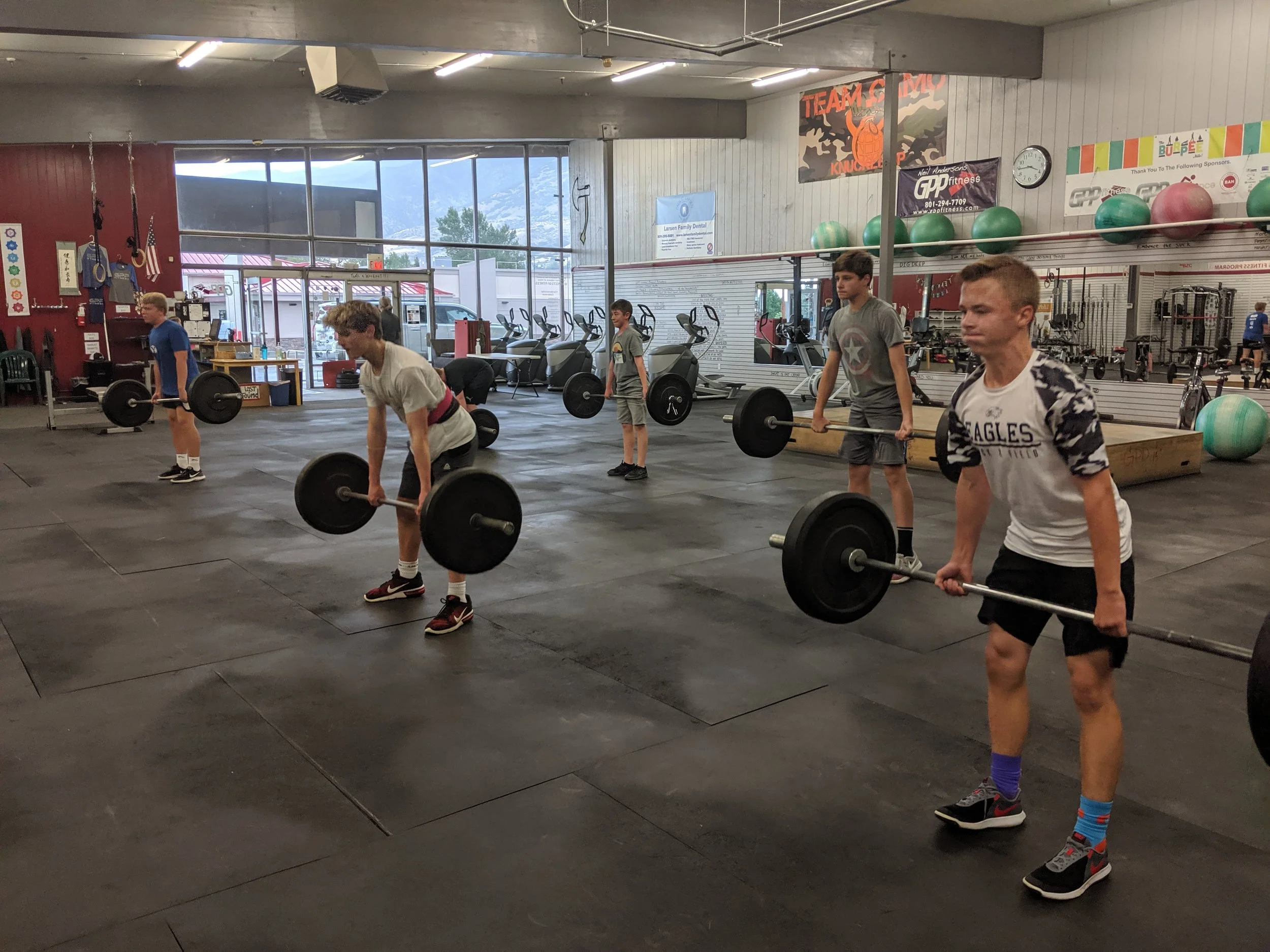Varsity boys getting yoked with some conjugate method!
