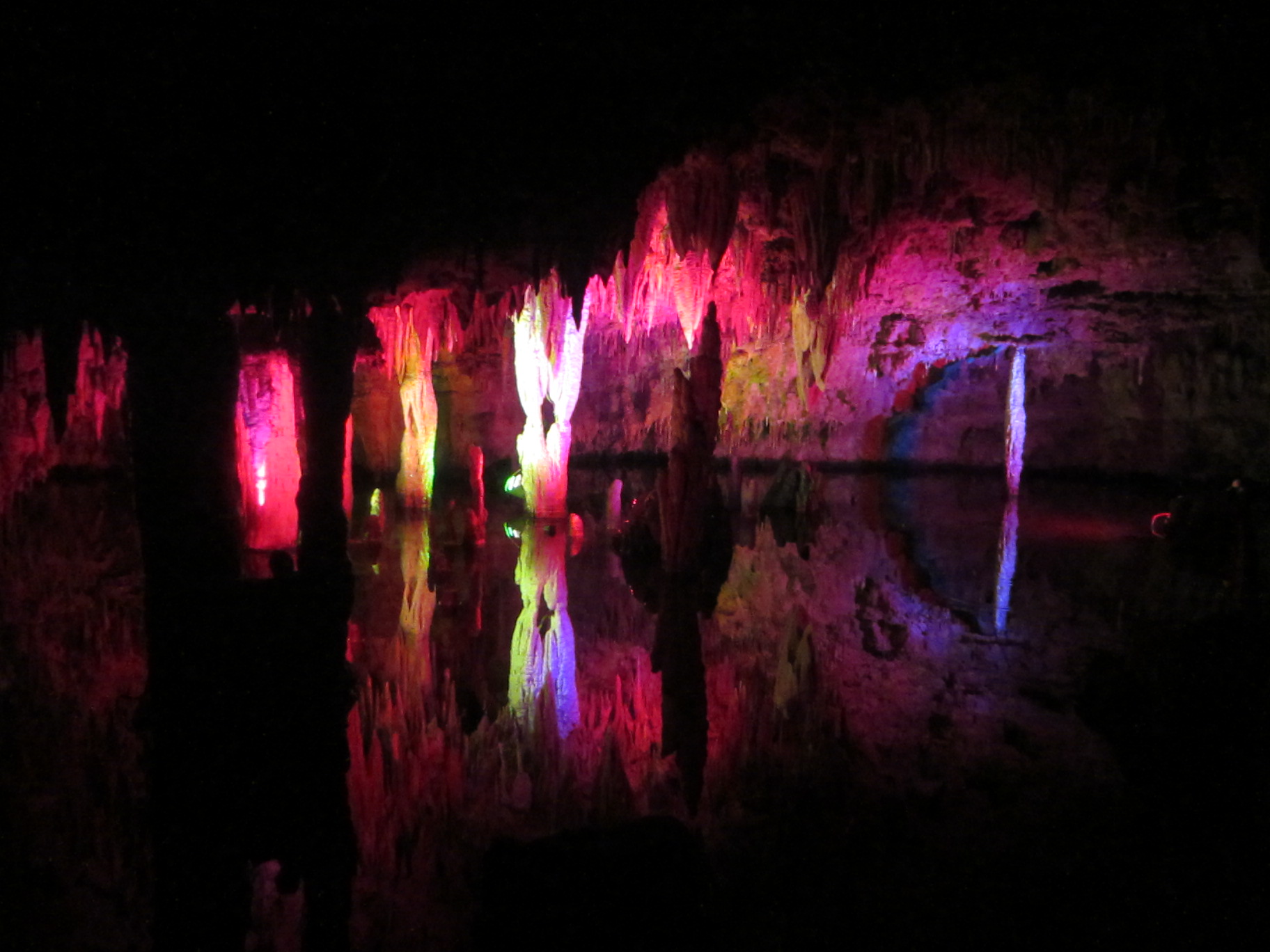 Light Show in Crystal Cave