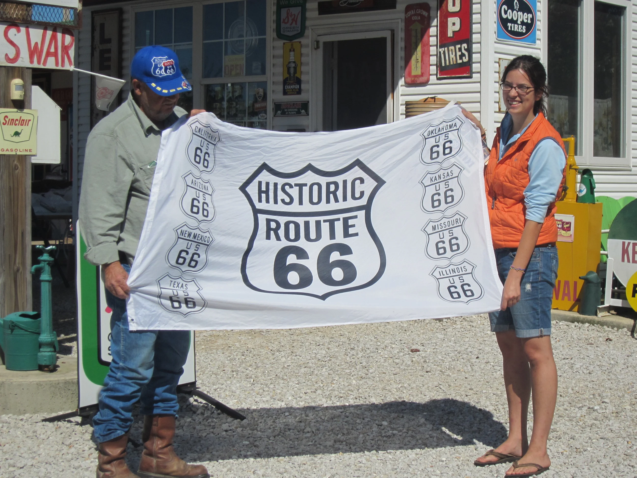 Gary, the owner, and I