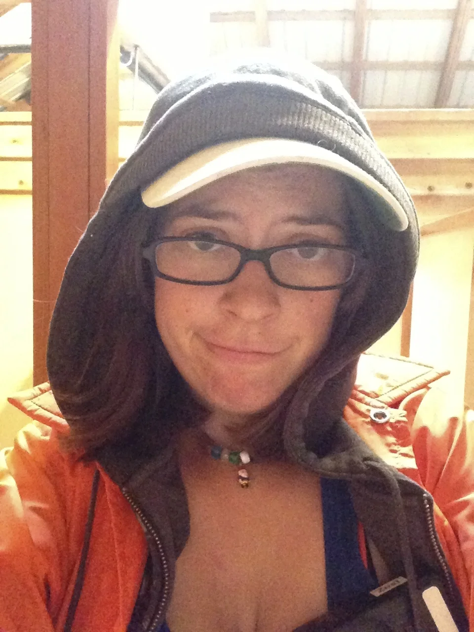 A hat with a hood is a double bonus.