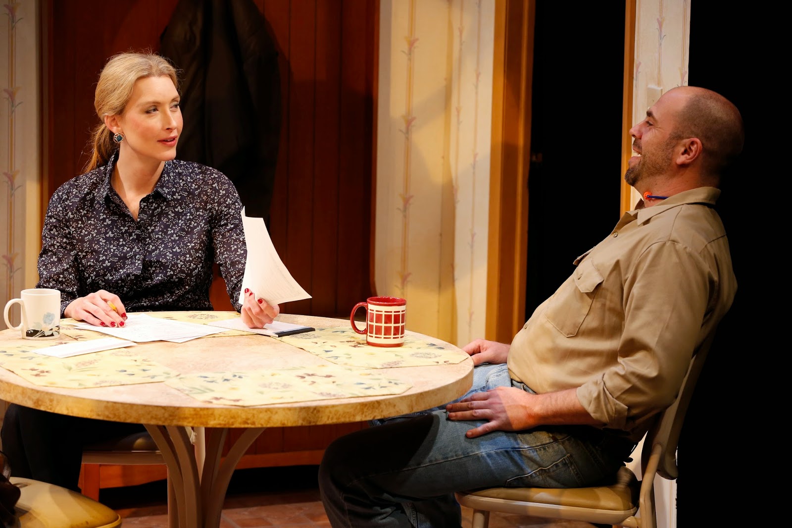 On a Stool at the End of the Bar at 59E59 Theaters. Photo by Carol Rosegg