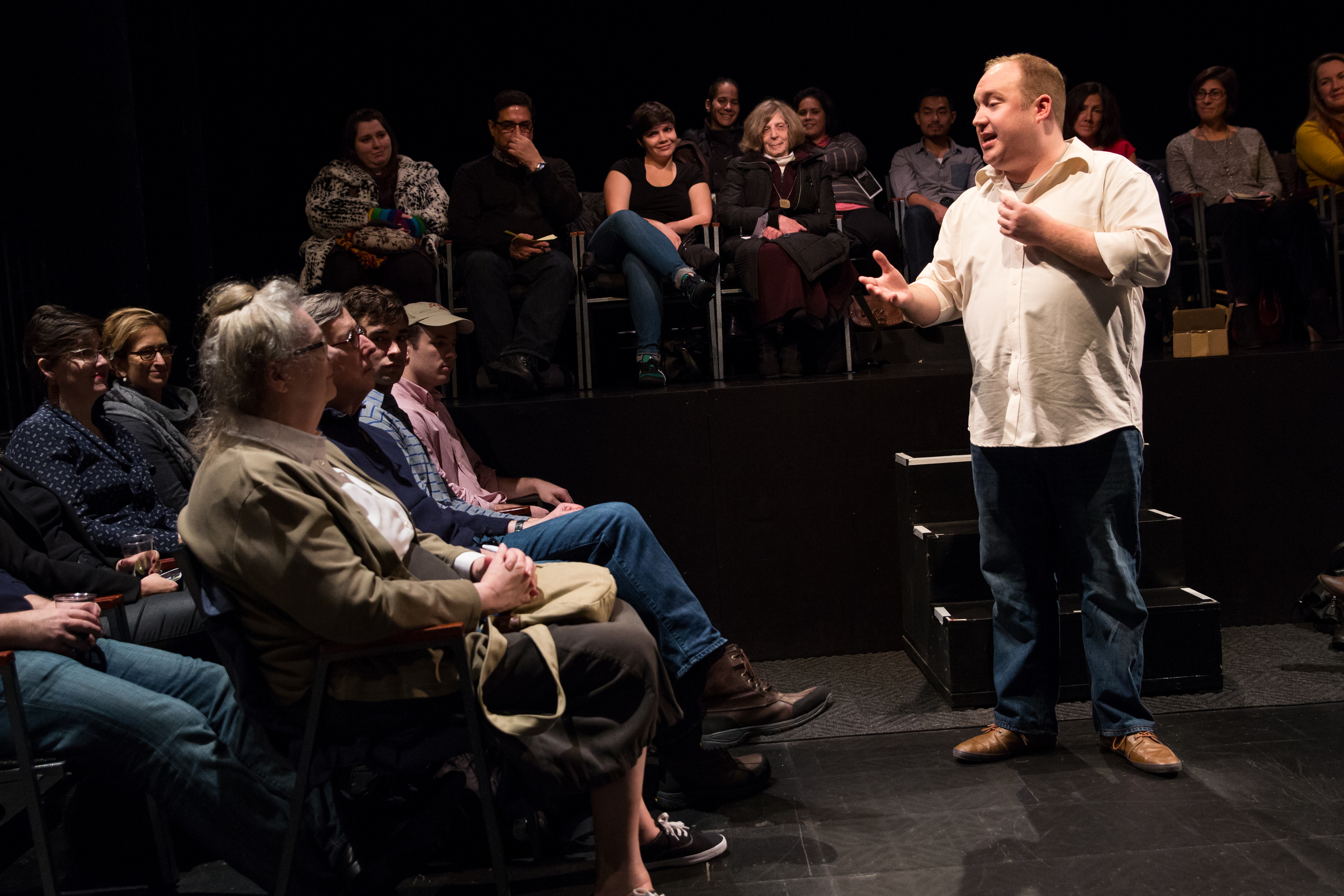 Jonny Donahoe in EVERY BRILLIANT THING. Photo by Matthew Murphy