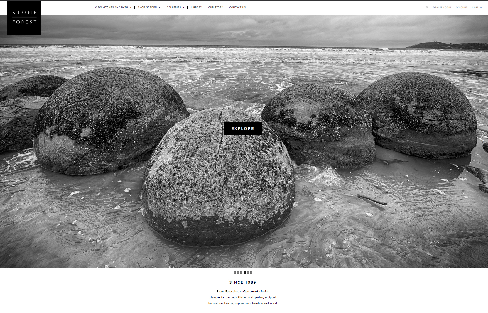 Website Re-design for Stone Forest with Think All Day