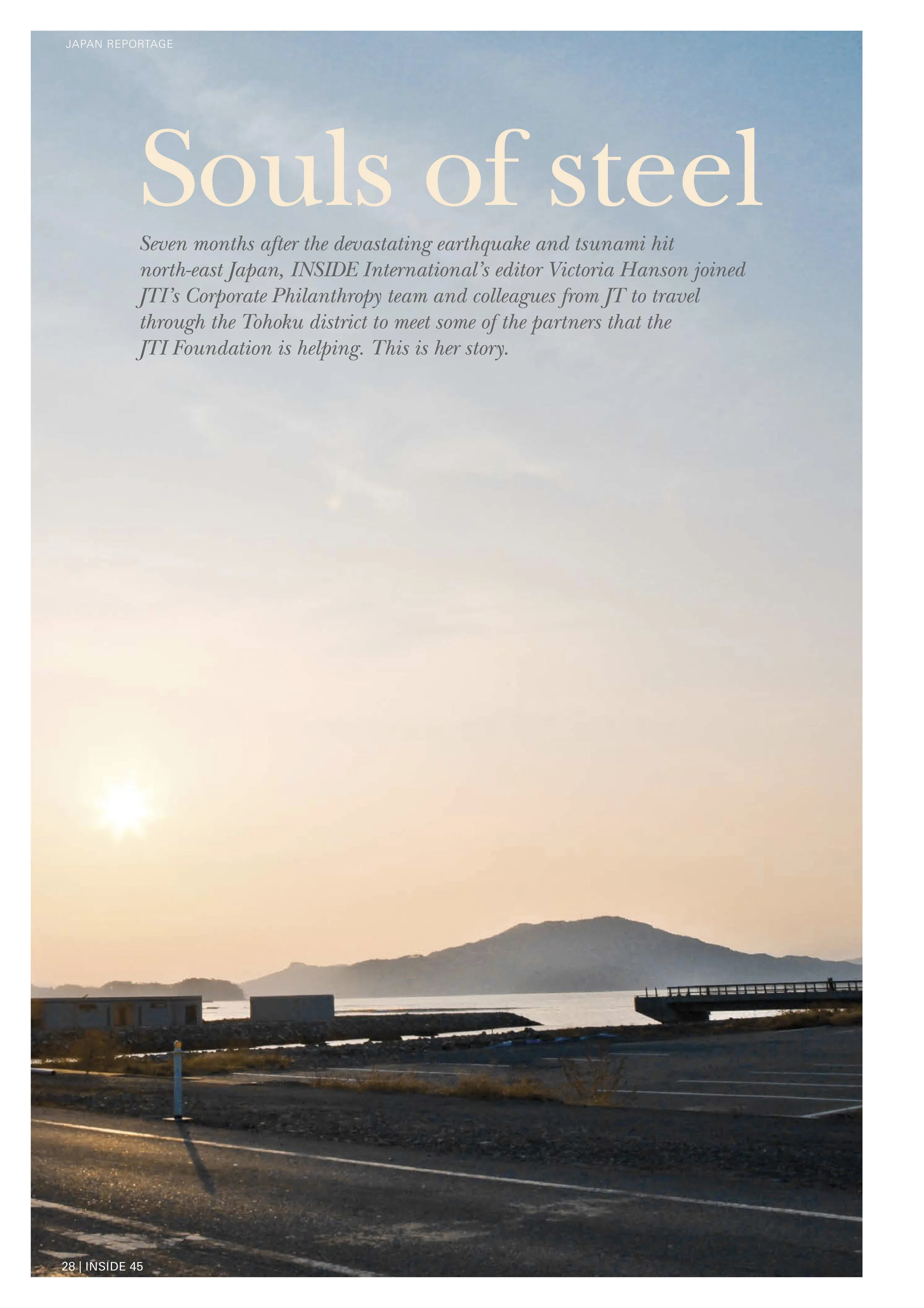  ​"Souls of Steel" - JTI Inside magazine, #45    







