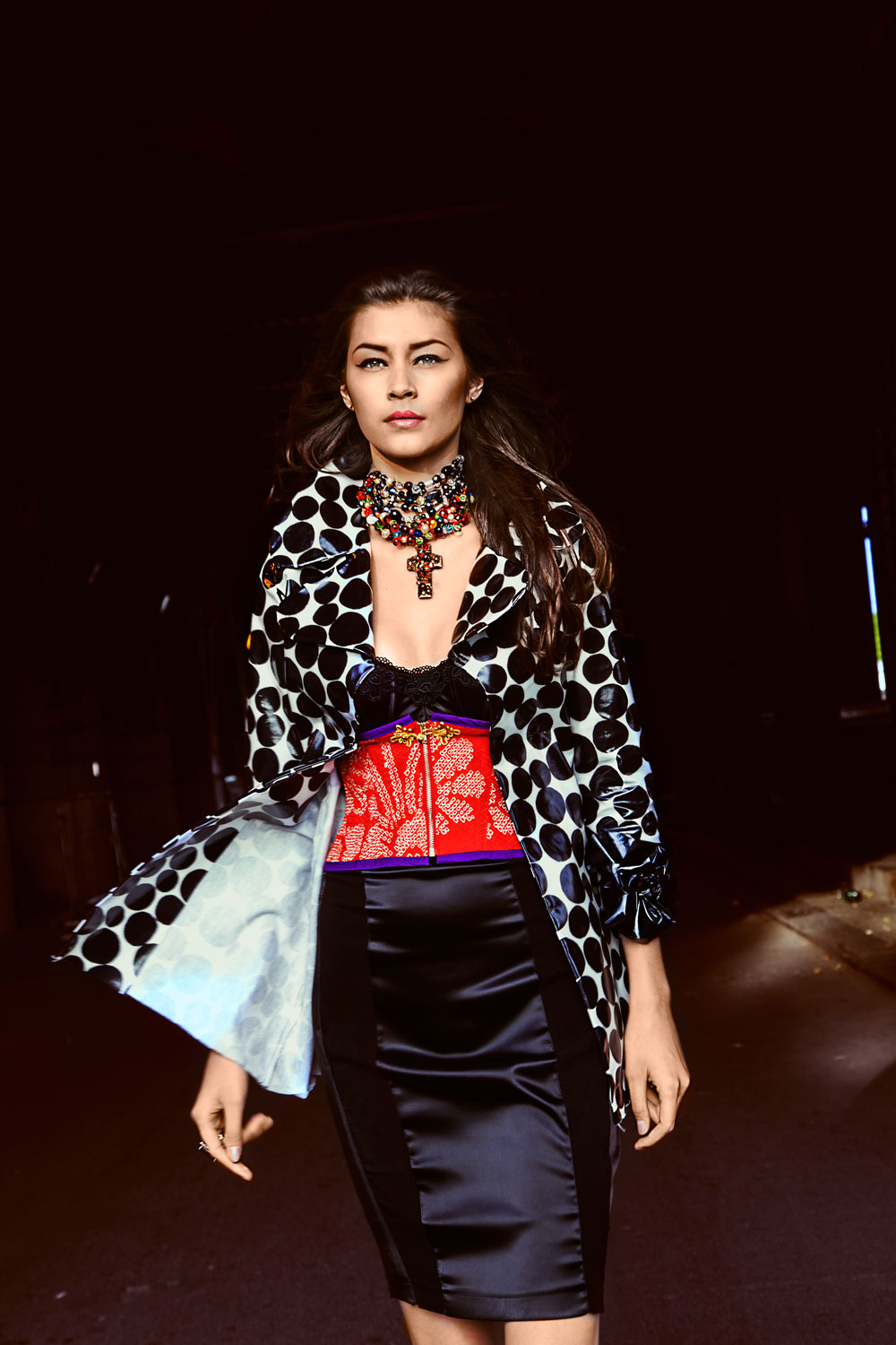   L'etranger a Paris   Model&nbsp;Nataliia Kiseleva&nbsp;@&nbsp;Slides Models Paris  Trends Stylist: Laura de Villebonne  MUA: Stephane Dussart  Hair: Kenji Noma&nbsp;  Assisted by: Luis Alejandro Cuéllar Varona  Corset: Yuka Matsumoto , Jewelry: Ter