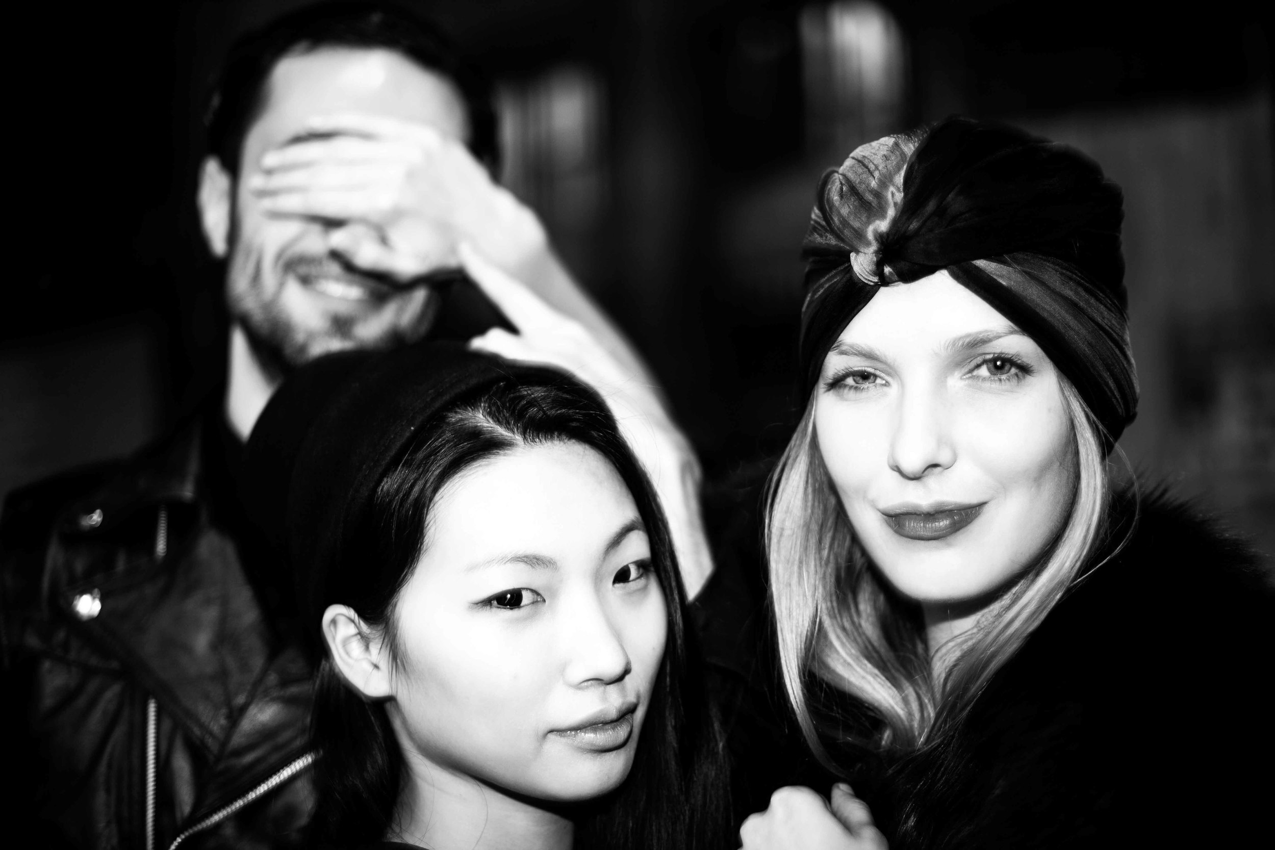 stylist Carmen on right