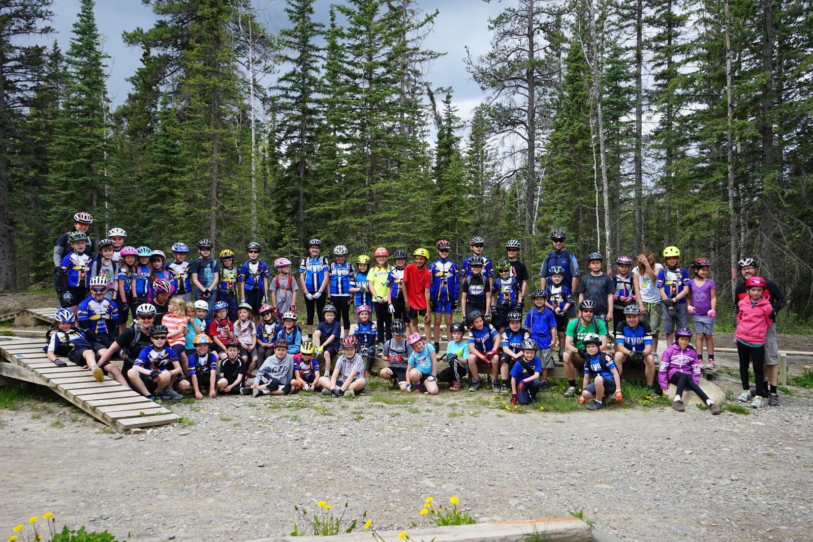 Some of the kids arriving in Hinton on June 1st, 2014