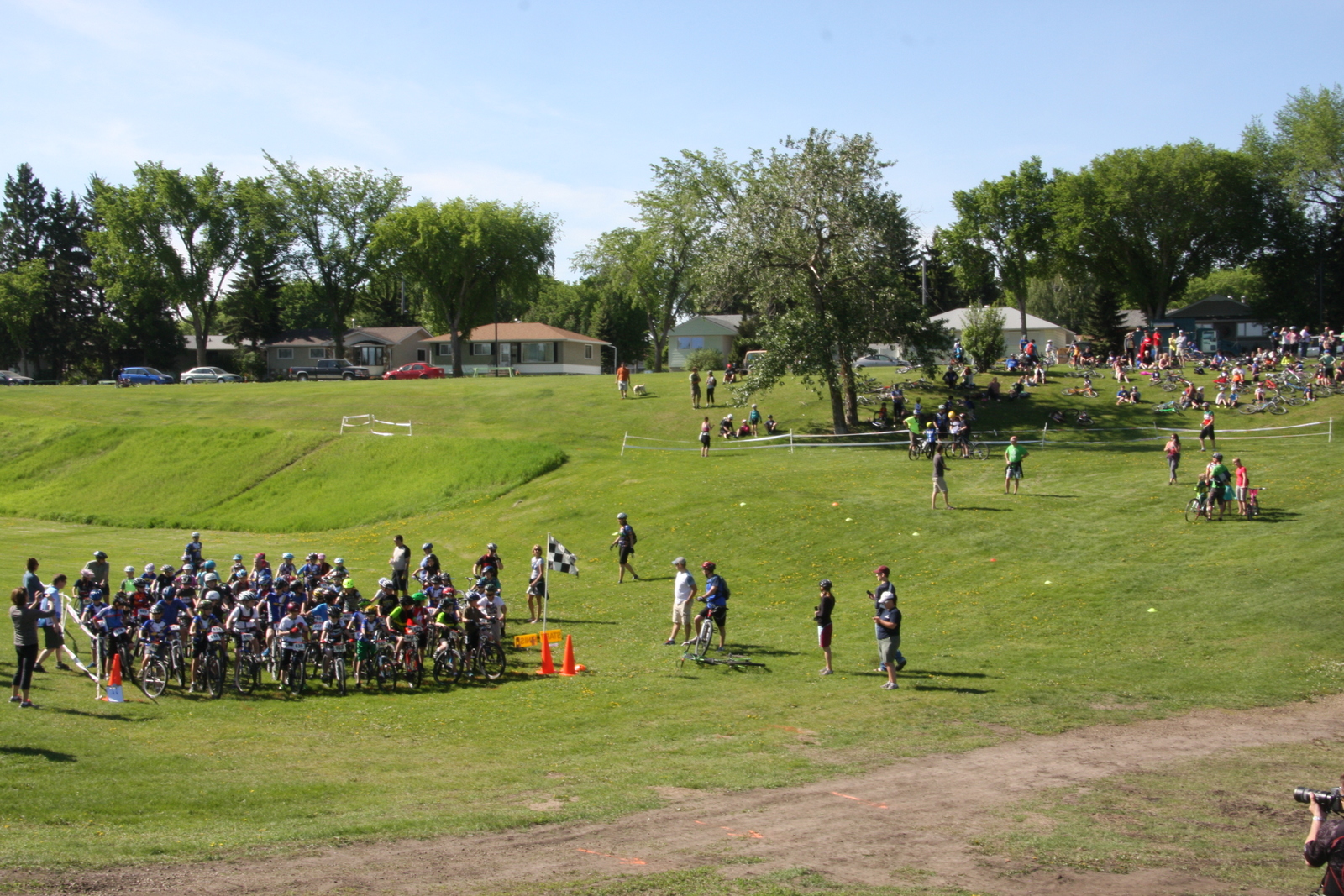The Bowl was the start / finish
