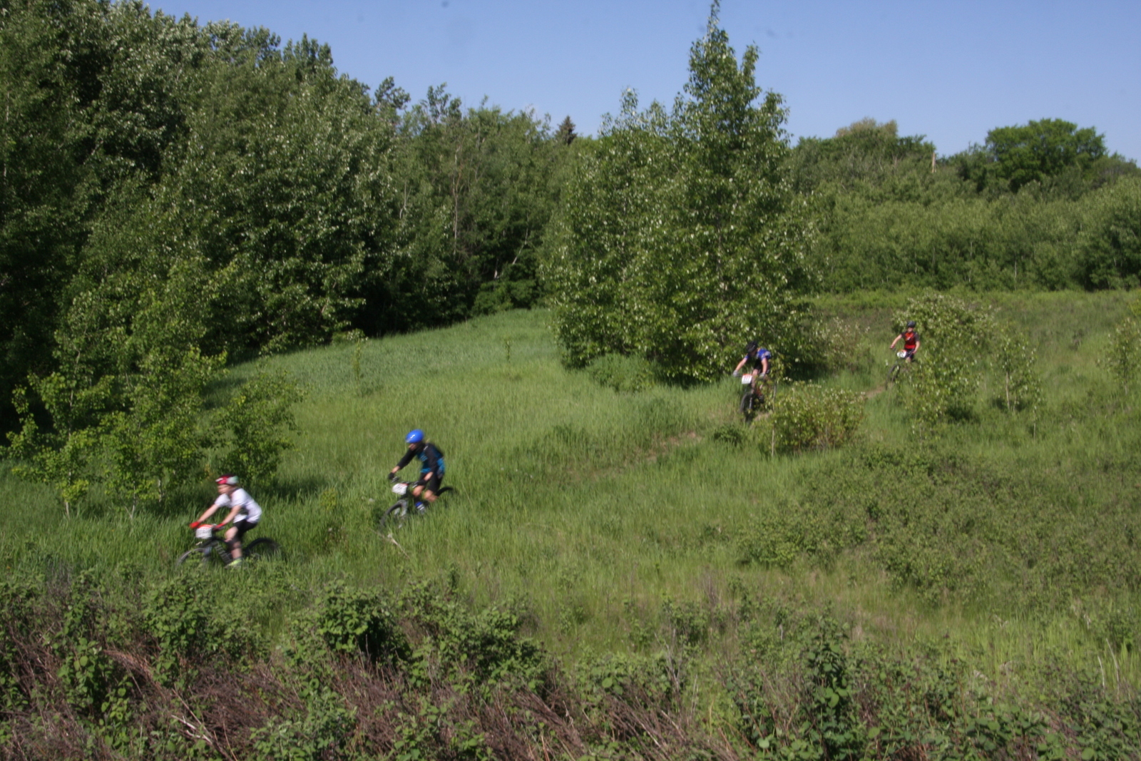 The Singletrack Loop with a jump