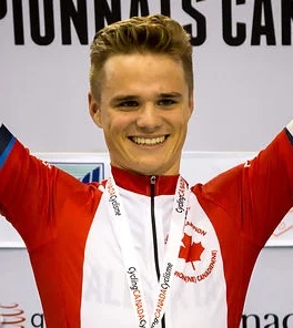 Evan Burtnik - Top Track Cyclist (brother Mason accepted on Evan's behalf)