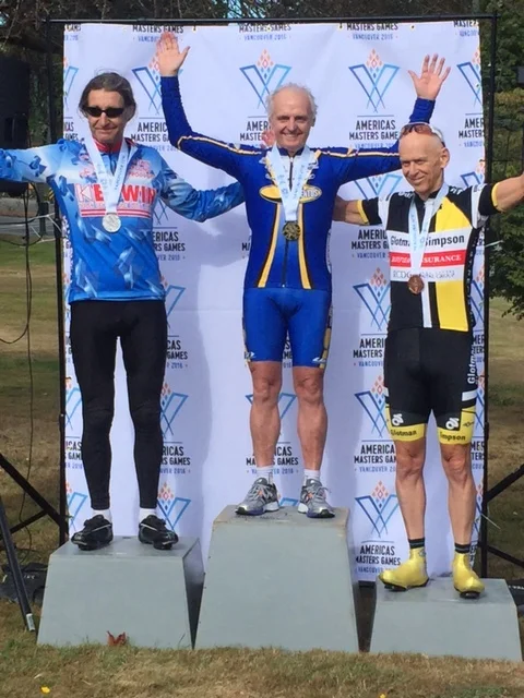 Clive Burke wins gold in the individual Time Trial