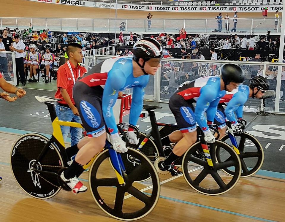Stefan Ritter with a good start for the Team Sprint qualifier.