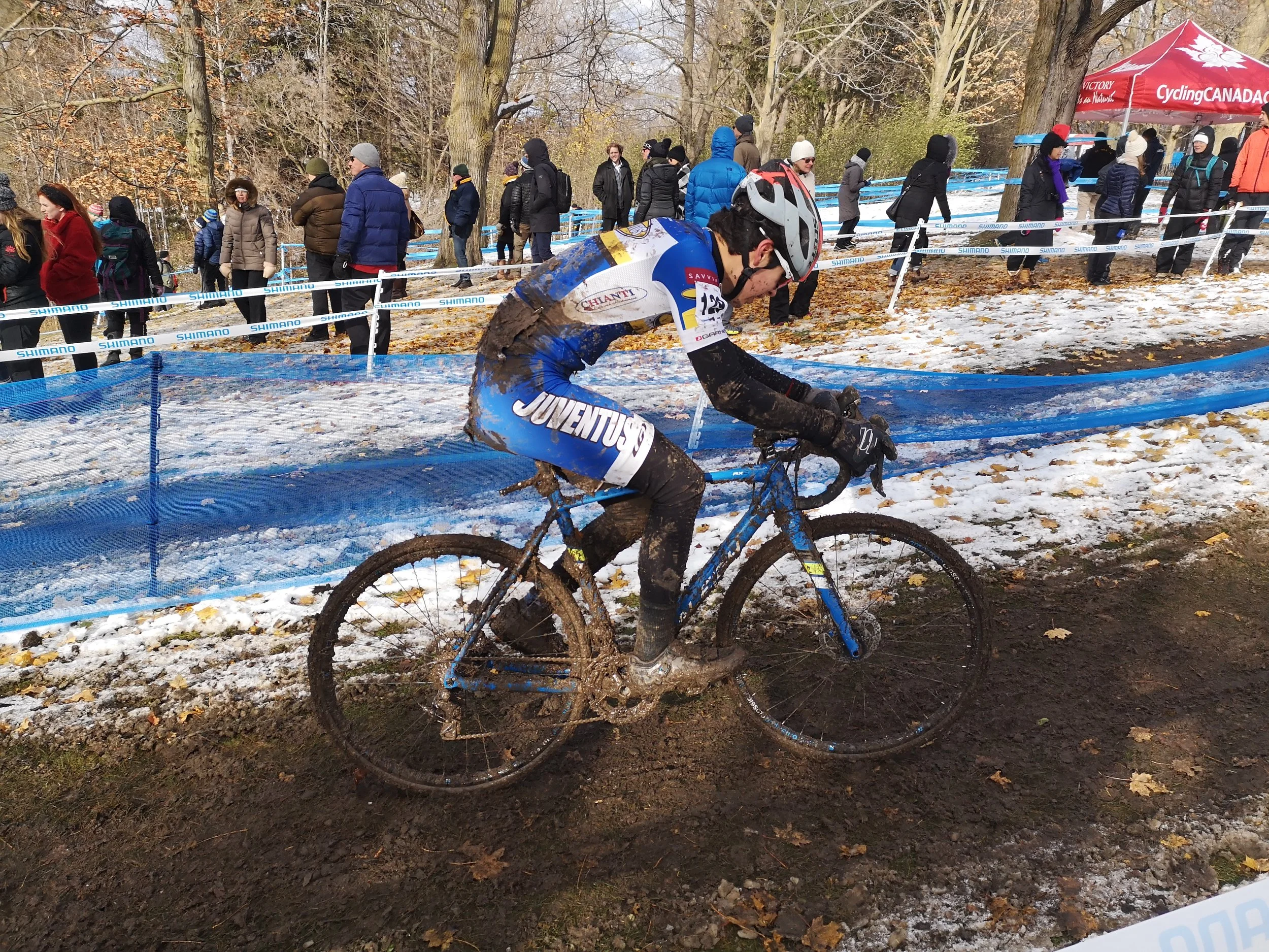 Ben shortly after re-mounting on Heckler’s Hill